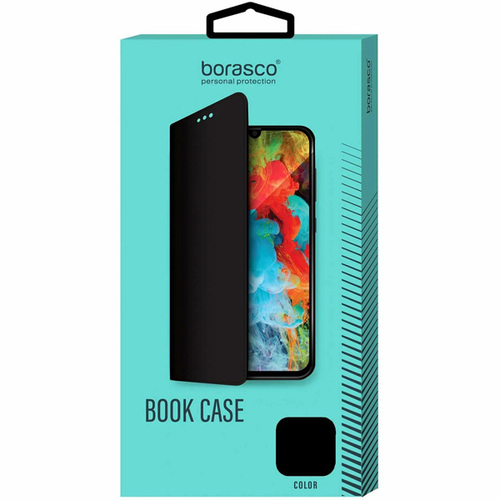 Чехол-книжка Borasco Book Case Tecno Spark 20/ 20C/ Go 2024/ POP 8 Black фото 