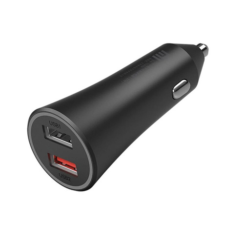 АЗУ Xiaomi Mi Dual-Port Car Charger 37W Black фото 