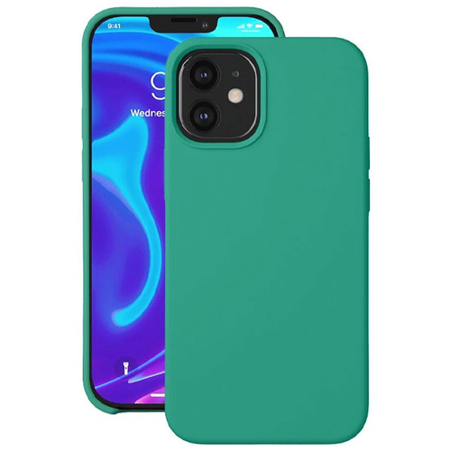 Накладка силиконовая Deppa Liquid Silicone Case Apple iPhone 12 mini Green фото 